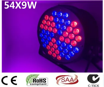 

LED de luz 54X9W ultra-light LED triangular luz molino de viento brillante tres lamparas LED