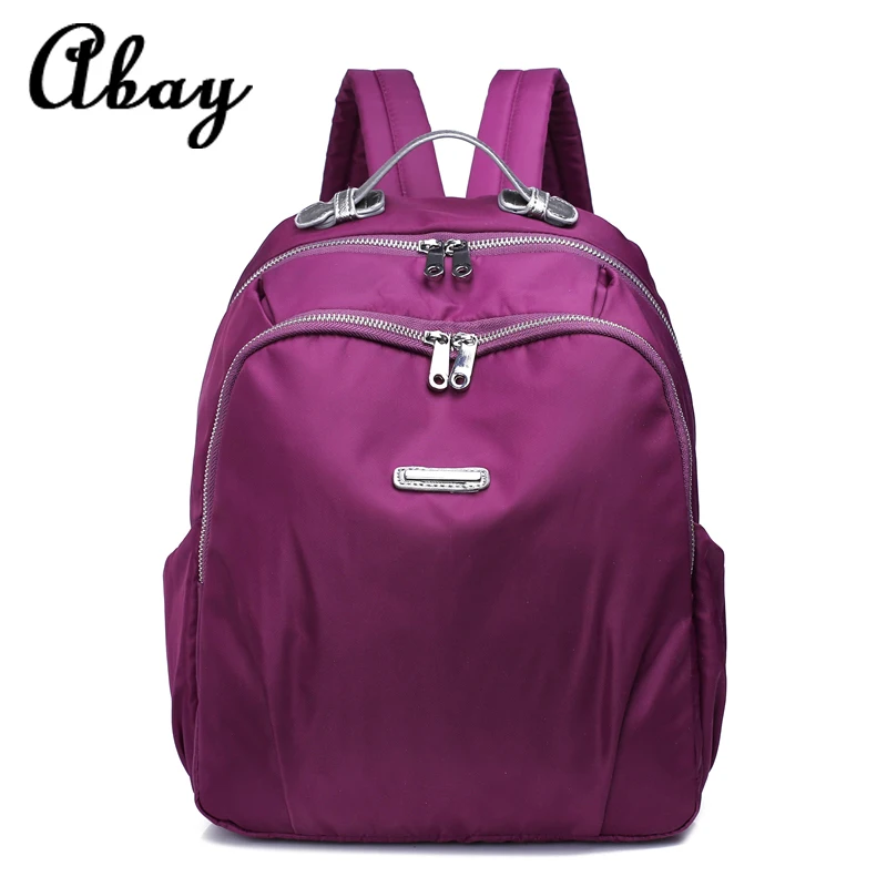 

2019 new women's bag Korean street fashion ladies casual waterproof backpack soft back nylon Oxford cloth bag