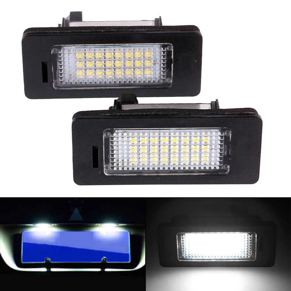 Lonleap Car License Plate lights for BMW White 6000K LED License Plate