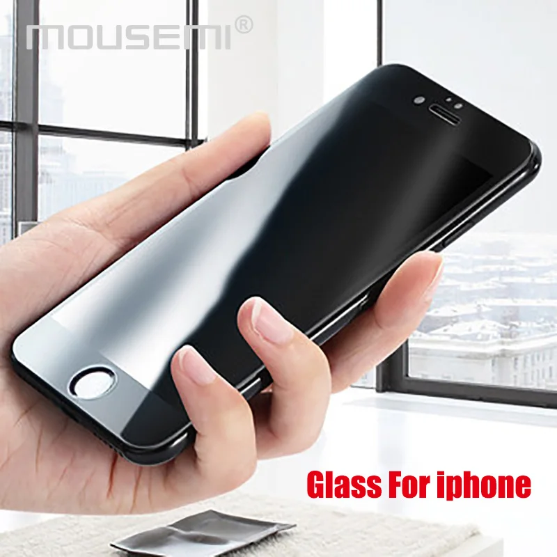 

MOSUEMI For iPhone 6 6s 7 8 x Glass Tempered Front 9H Hard On iPhone 6 6s 7 8 Plus Screen Protector Full Protective Glass Film