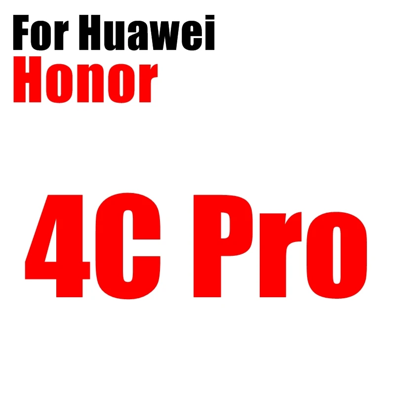 Закаленное стекло для huawei P9 Lite P8 GT3 GR5 Y3 II Y5 II 2 Y6 II Pro Honor 7 Lite 4C Pro 5C 5X Защитная передняя крышка - Цвет: 4C Pro