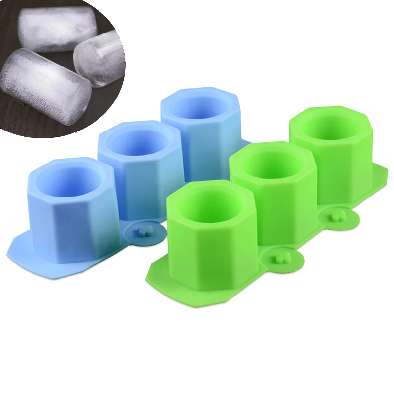 

3 hole silicone gypsum mould environmental protection silicone mold Ice Lattice Mould Ice Cube Tray Mold Ice Cream Maker