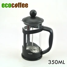 Eco kaffee zubehör kostenloser versand 350 ml kaffee französisch drücken kaffee plunger