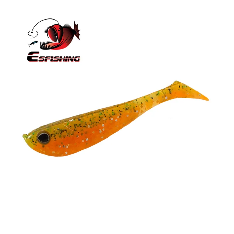 Esfishing приманка Китай мягкие приманки Iscas Artificiais 10 шт 6,2 см/2,8 г Esfishing vibo SHAD 3D глаз Pesca Leurre soule Пресноводная