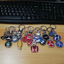 

Colorful Man Auto Key Chain Fashion Keyring 3D Metal Car Keychain Car-styling Key Ring Automobile Key Pendant Car Accessories