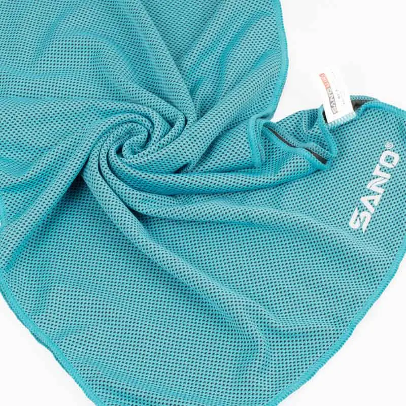 Креативное летнее ледяное охлаждающее полотенце крутое спортивное полотенце s для баскетбола Впитывающее спортивное полотенце из микрофибры - Цвет: Синий