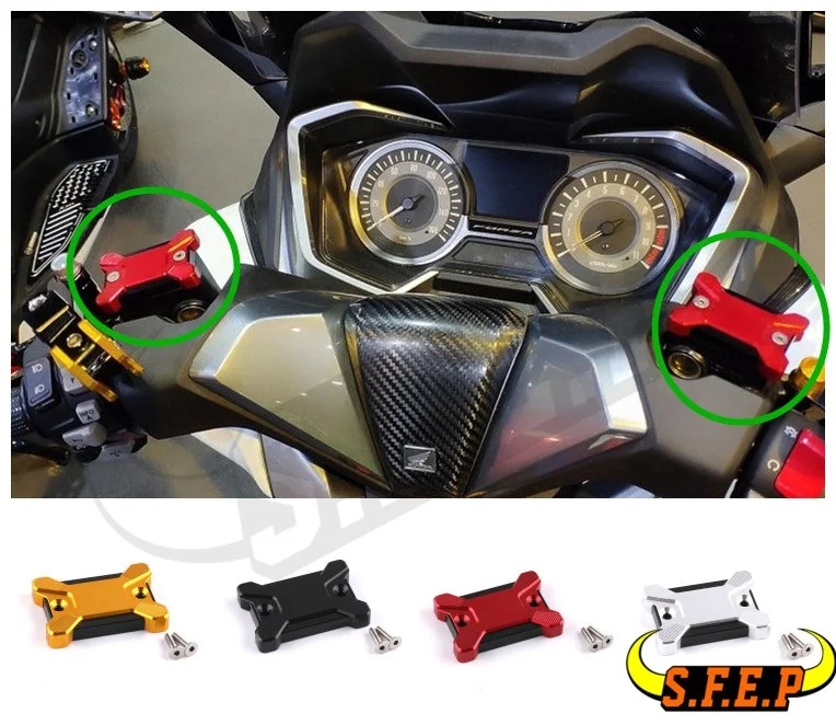 

Motorcycle CNC Aluminum Brake Fluid Fuel Reservoir Tank Cap Cover For Honda Forza 300 2018-2019