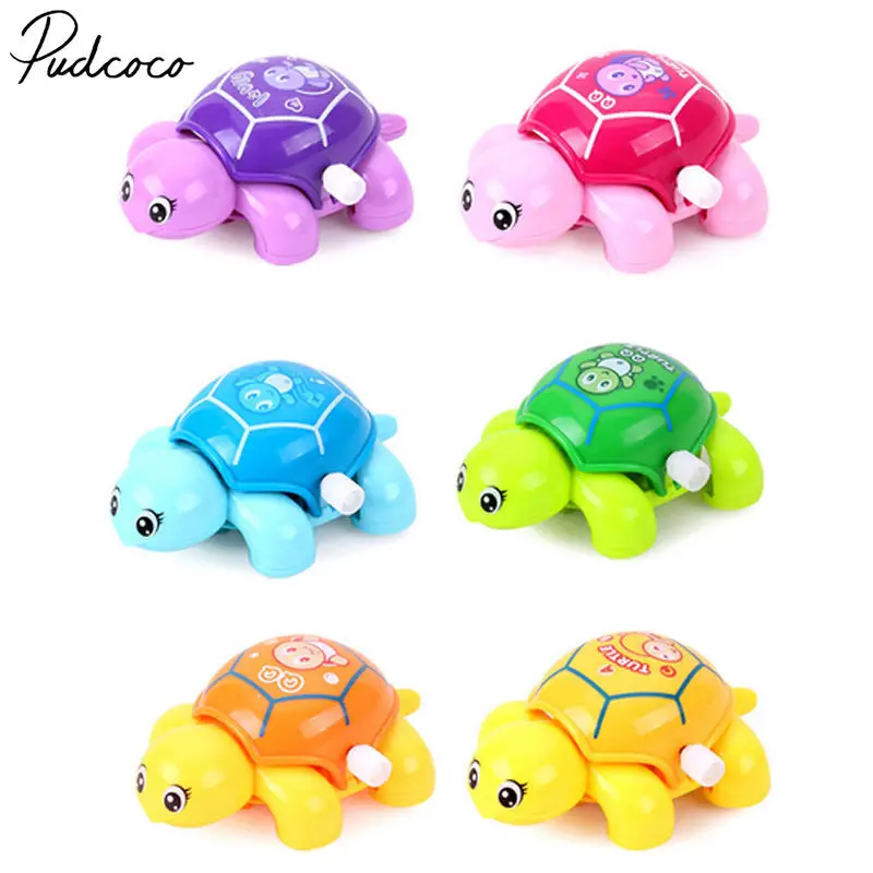 

Helen115 Lovely Colorful Turtle Clockwork Mini Game toys For Children Kids Wind Up Toy 1pcs