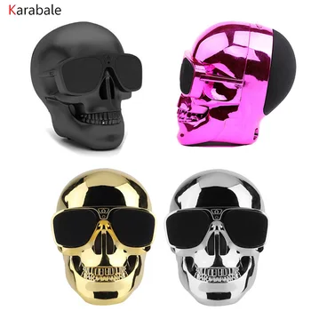 

AeroSkull Bluetooth Speaker Wireless Sunglass Skull Shape Speaker Mobile Subwoofer Multipurpose Portable Speaker Cool