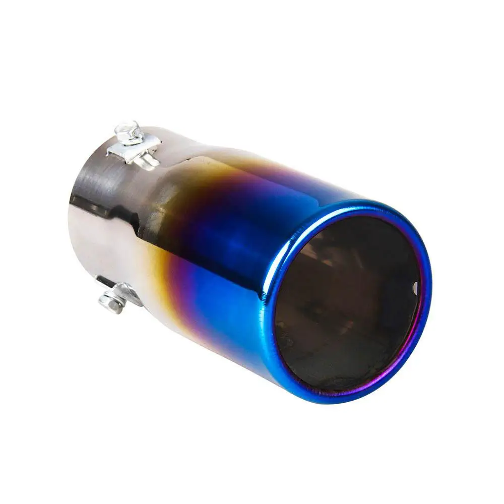 Buy Chrome Car Stainless Steel Chrome Round Exhaust