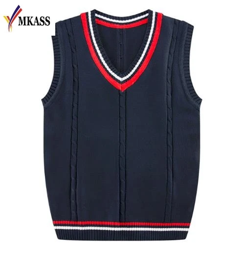 New Mens Pullover Vests Sweater Autumn Winter Cashmere Classic Vest Sweater Men Sleeveless Sweaters V-Neck Wool Pullovers