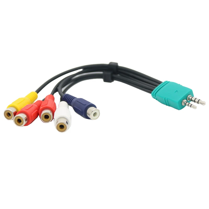 Новый 5 RCA Женский 2 3 аудио видео кабель адаптер разъем линейный провод