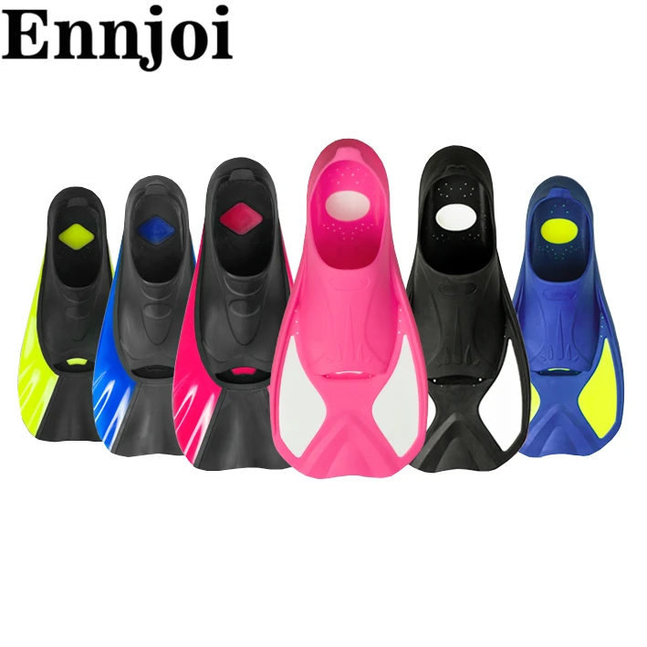 Professional Swimming Fins and Flippers Rubber Swimming Flippers Short