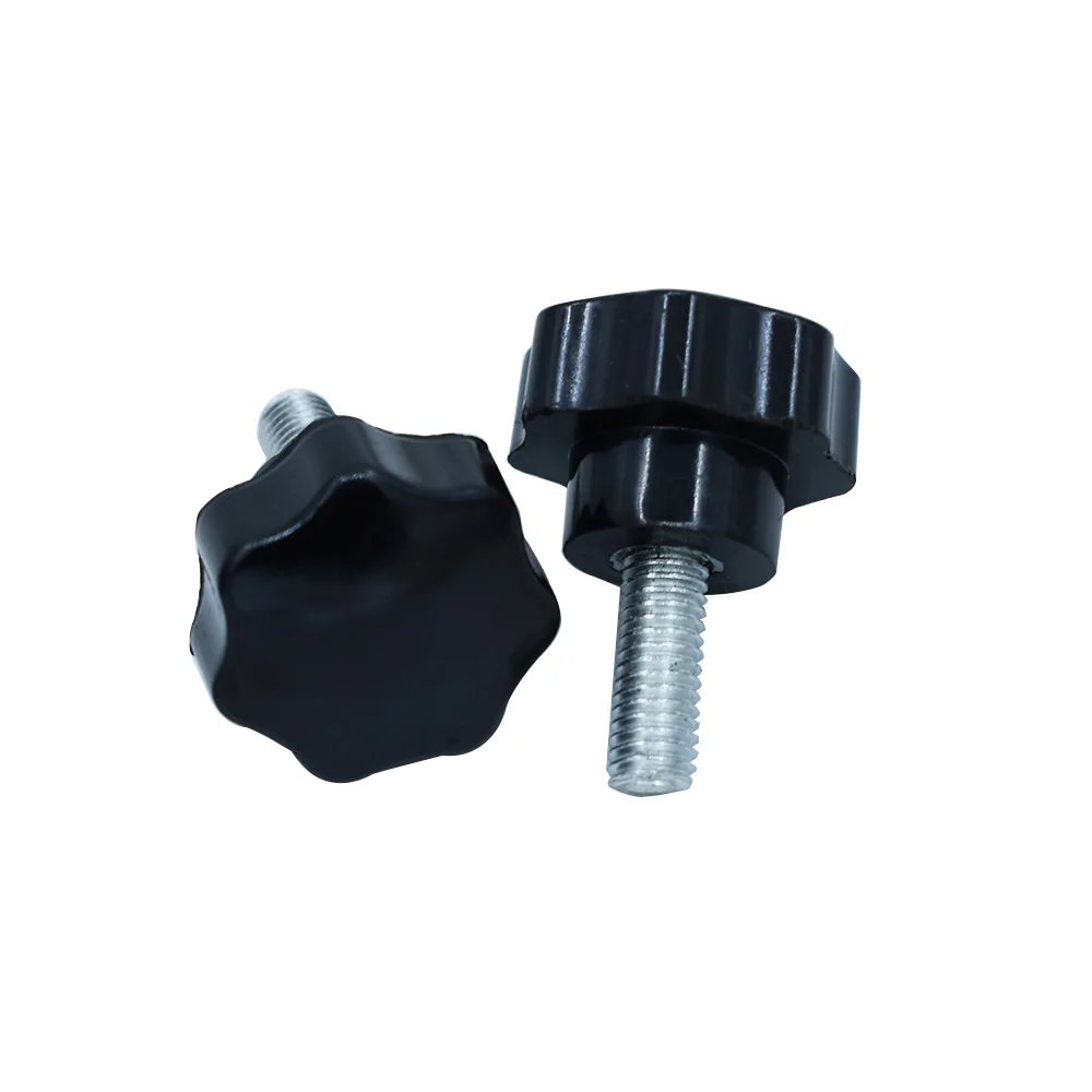 

M16 Thread 50mm Head Dia. M16x65 25-60mm Thread Length Star Clamping Knobs 40mm Head Length Seven Star Handles