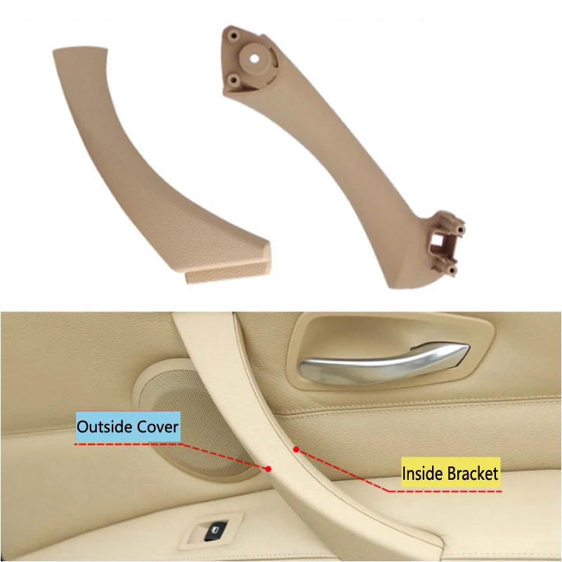 1 комплект салона дверные ручки для BMW E90 E91 3 серии 316 318 320 325 328 2005 2012 внутренняя