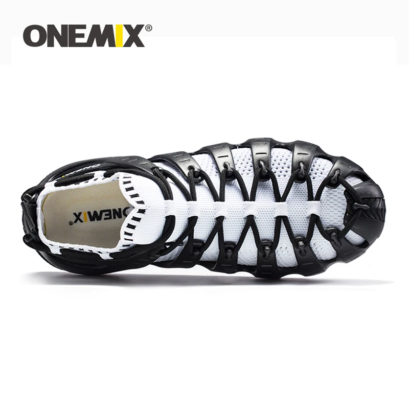 ONEMIX/римская обувь; Мужская многофункциональная обувь для бега; Дышащие Трикотажные кроссовки; сандалии; шлепанцы; обувь для бега; 270