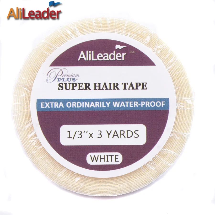 Alileader Ultra Hold Lace Front Glue Toupee Tape Strong Waterproof Adhesives Hair Tapes Double Sided Adhesive Hair Tape For Wigs