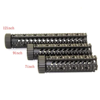 

7''9''12'' Inch AR-15 M16 M4 Handguard Free Float Quad Rail Heavy Duty Handguard AR .223/5.56 RAS Rifle Shooting Accessories
