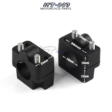 Алюминий мотоциклетные руль крепления Райзер зажим Dirt Bike рукоятка крепление Fat Bar адаптер 7/" до 1 1/8 22 мм до 28 мм