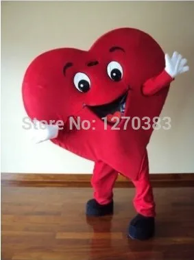 

Hearts costume mascot Love Hearts mascot Free shipping