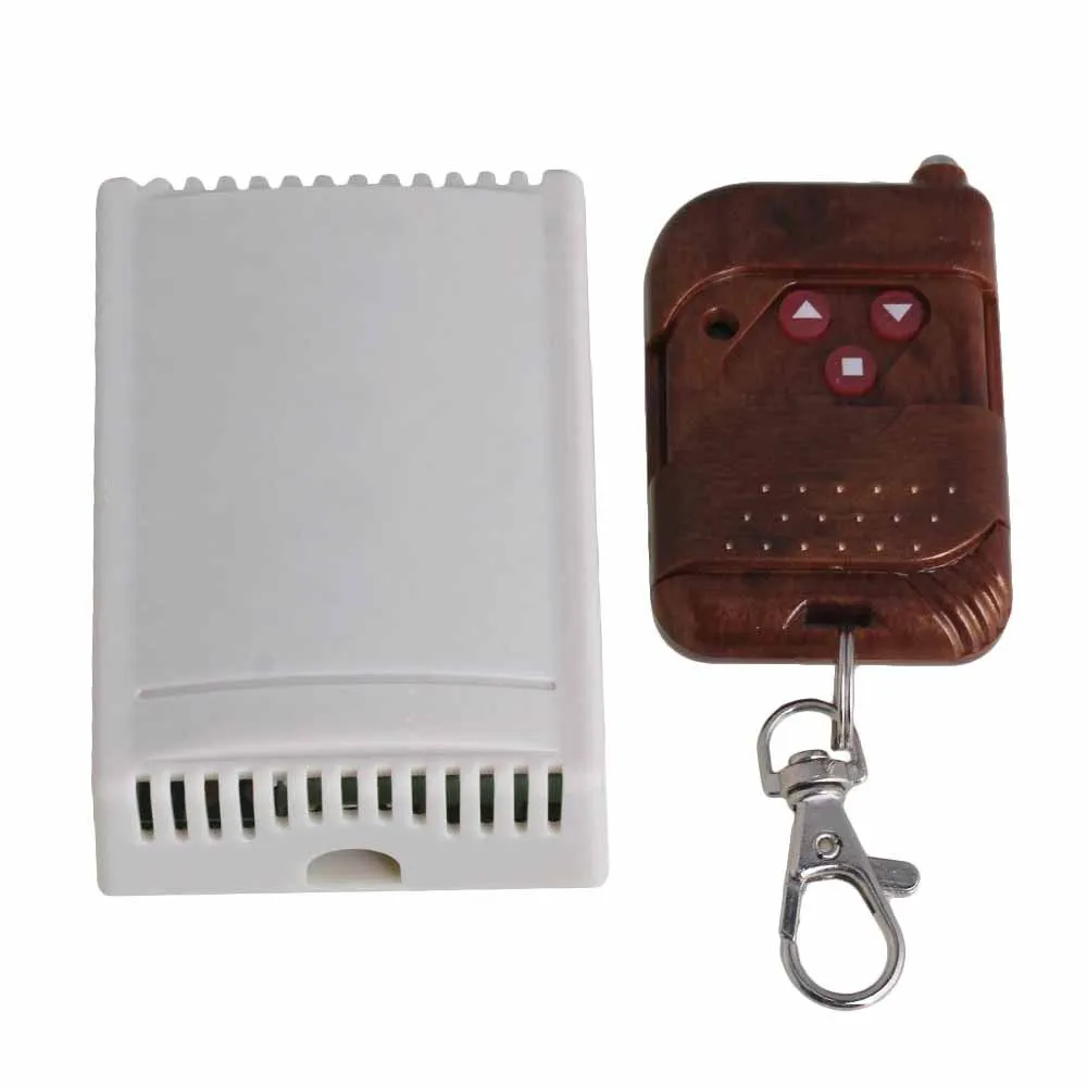 RF Wireless Remote Control Light Switch 433MHz 2 CH Interlocked 220Vin