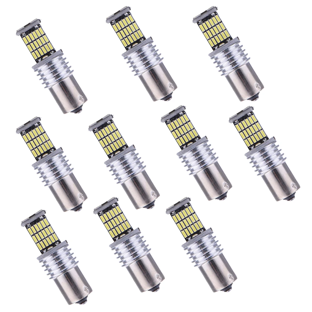 YSY 10 шт. супер яркие 1156/BA15S 1157/BAY15D T25 T20 45SMD светодиодные 4014 автомобильные Canbus