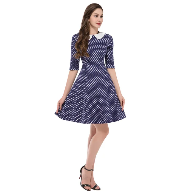 Cheap Pin Up Clothing Awesome Online Shop Summer Style Small Polka Dot Dresses 60 60s Rockabilly Cheap Pin Up Clothing Awesome Online Shop Summer Style Small Polka Dot Dresses 60 60s Rockabilly