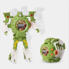 Креативные наручные часы, игрушки для детей, спортивные часы с героями мультфильмов, милые часы с роботом для мальчиков, игрушки для детей с искажением