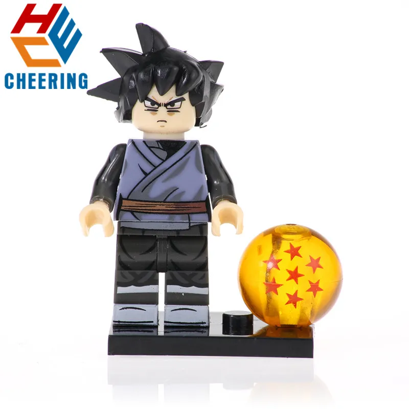 

PG1457 Single Sale Figures Badak Dragon Ball Series Black WuKong Model Collection Trunks Building Blocks For Kids Toys Gift