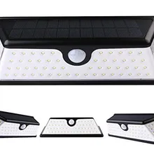 5 шт./лот 3 светодиодный сторона 73 светодиодный открытый Водонепроницаемый Широкий формат движения PIR Сенсор Солнечный свет светодиодный настенный светильник