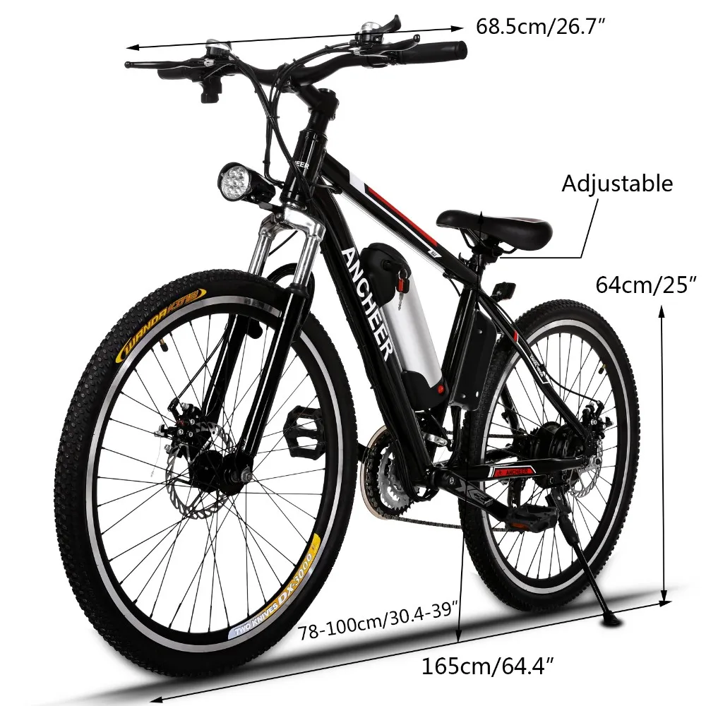 Excellent 26 " 250W Electric Bike Aluminum EBike 21 Speed Mountain Bike City Road Electric Power Bicycle Disc brake Bicicleta 13