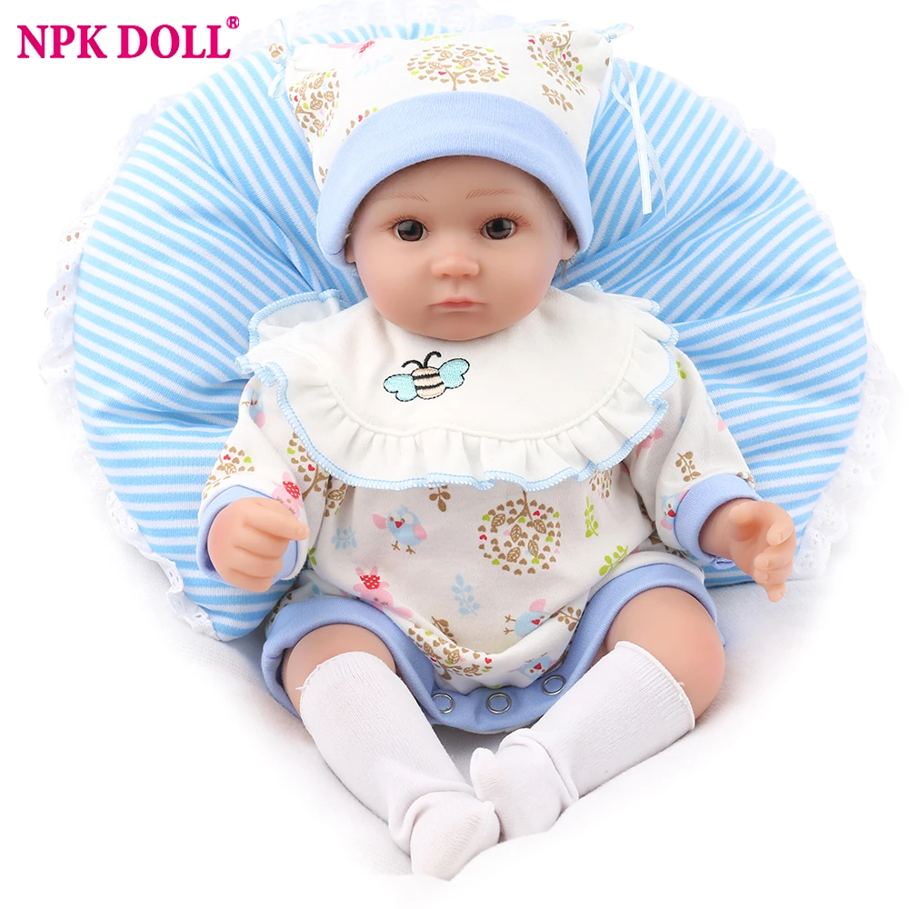 Кукла Reborn Baby Lifelike новорожденные дети реалистичные синие мягкие силиконовые