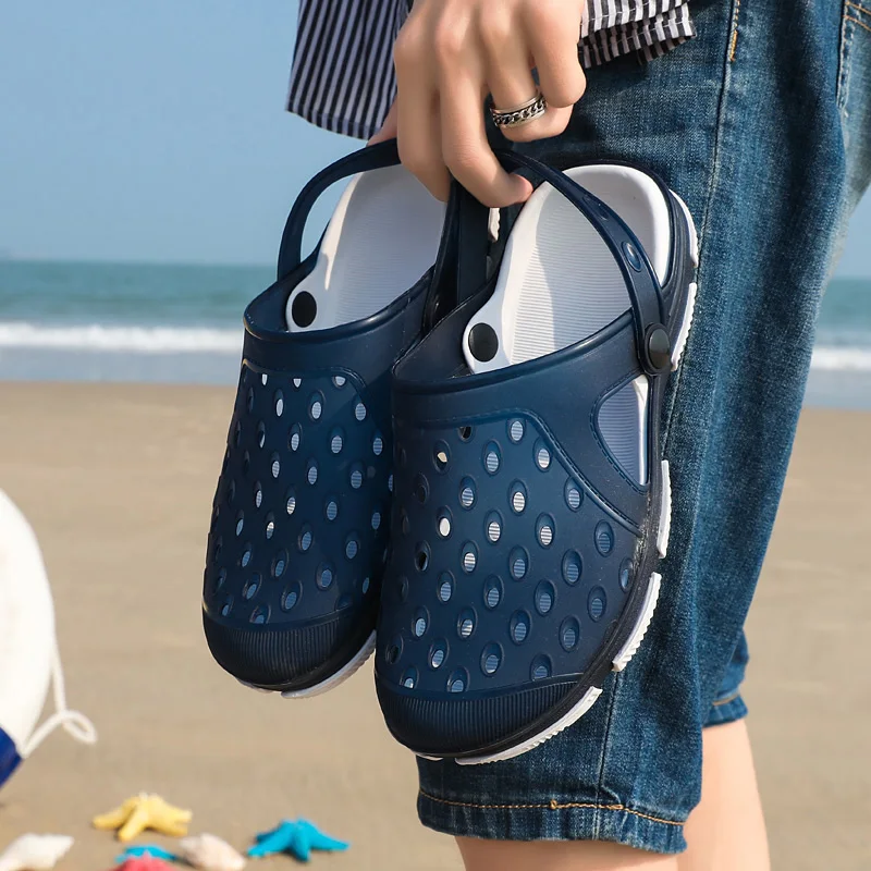 

2019 Summer Water Women Beach Sport Shoes Men Breathable Sandals Quick-Drying Sneakers Flip Flop Croc Classic Hollow Garden Shoe