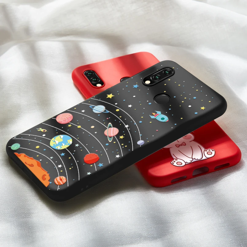 Чехол Space Star для Huawei P20 Lite чехол 3D рельефный бампер P Smart Pro P30 Y9 2019 Mate 20 |