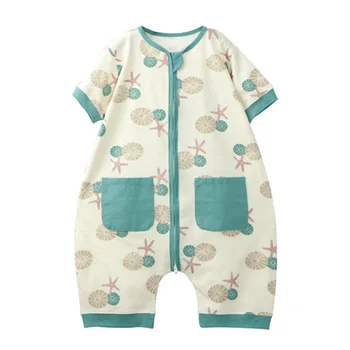 

Newborn Infant Cute Cotton Summer Nautilus Children's Legs Sleeping Bag Baby Sleeping Baby Insects M