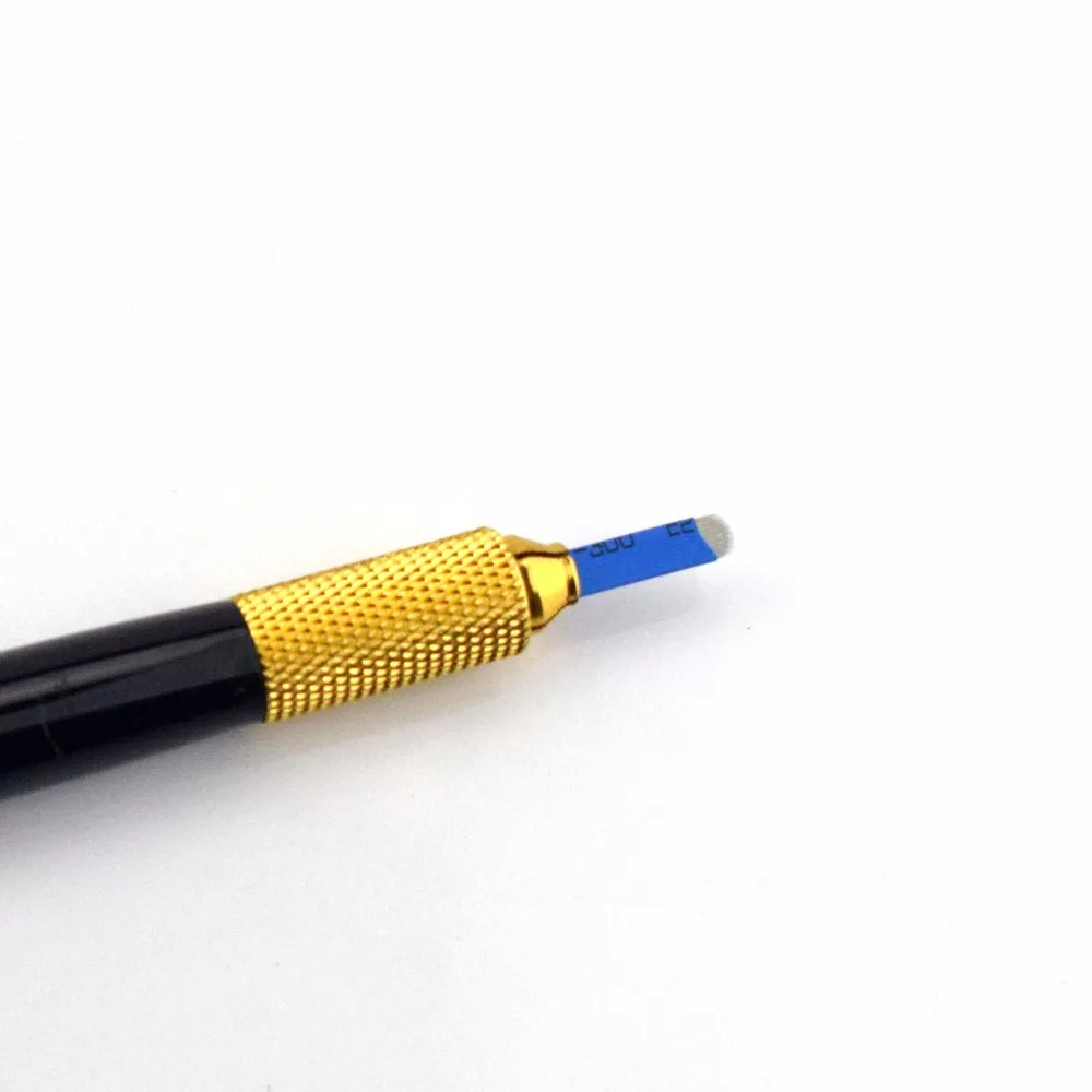 VIP 0 18 мм 50 шт. U 12 Pin Перманентный макияж для бровей лезвие татуажа микроблейдинг