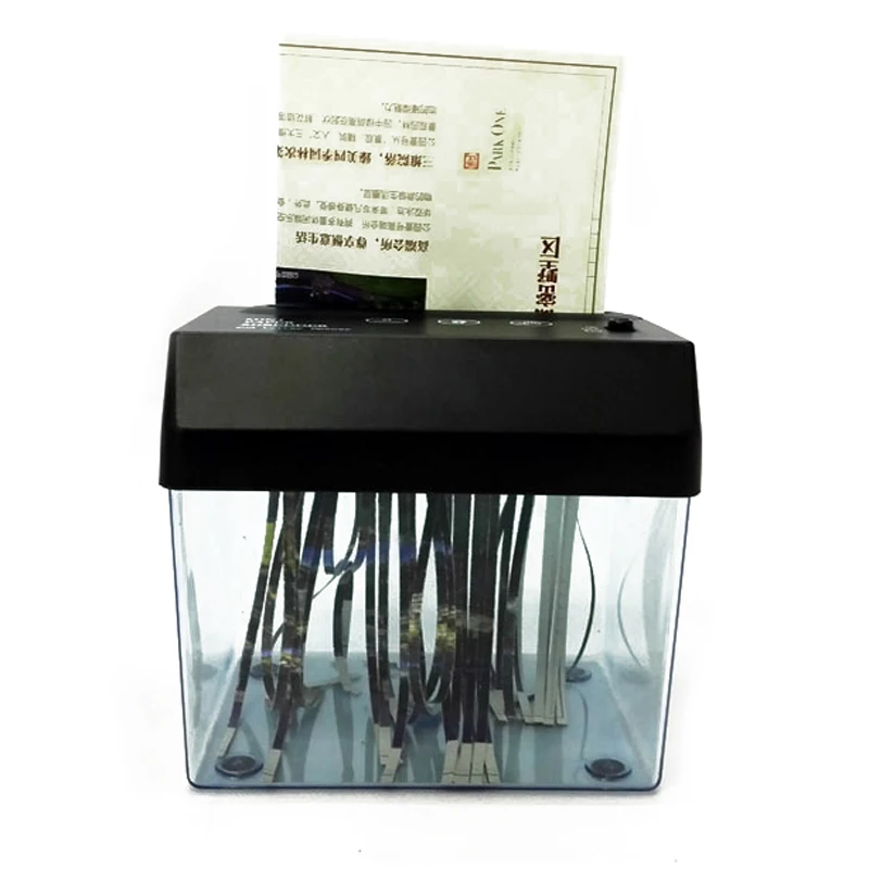 Mnini usb triturador de papel arquivo carta