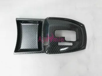 

Carbon Fiber Color Interior Gear Box Cover Trim Overlay 2014 2015 2016 Garnish Chrome Car Styling For Nissan X-trail Accessories