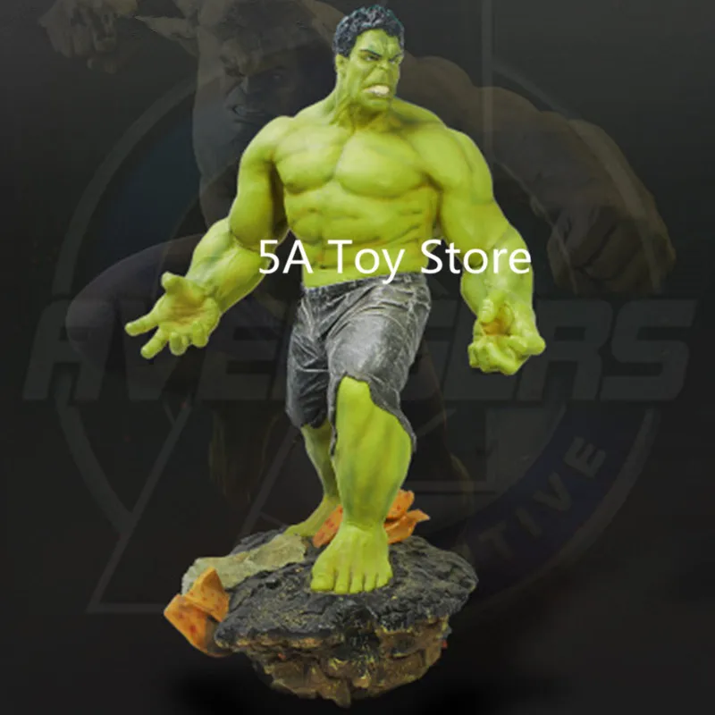 

EMS Free Shipping Avengers 3 Infinity War Big Hulk Home Decoration Statue Collection Model 65CM Retial Box