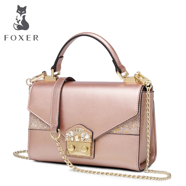 Foxer Brand Women S Split Leather Crossbody Bags Lady Handbags Foxer Brand Women S Split Leather Crossbody Bags Lady Handbags Shoulder Female High Fashion Gorgeous Messenger