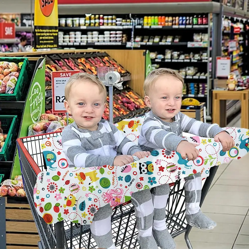

Twin Baby Multifunctional Supermarket Shopping Cart Cushion Seat Chair Cover Safe Travel Protection Antibacterial Cushion