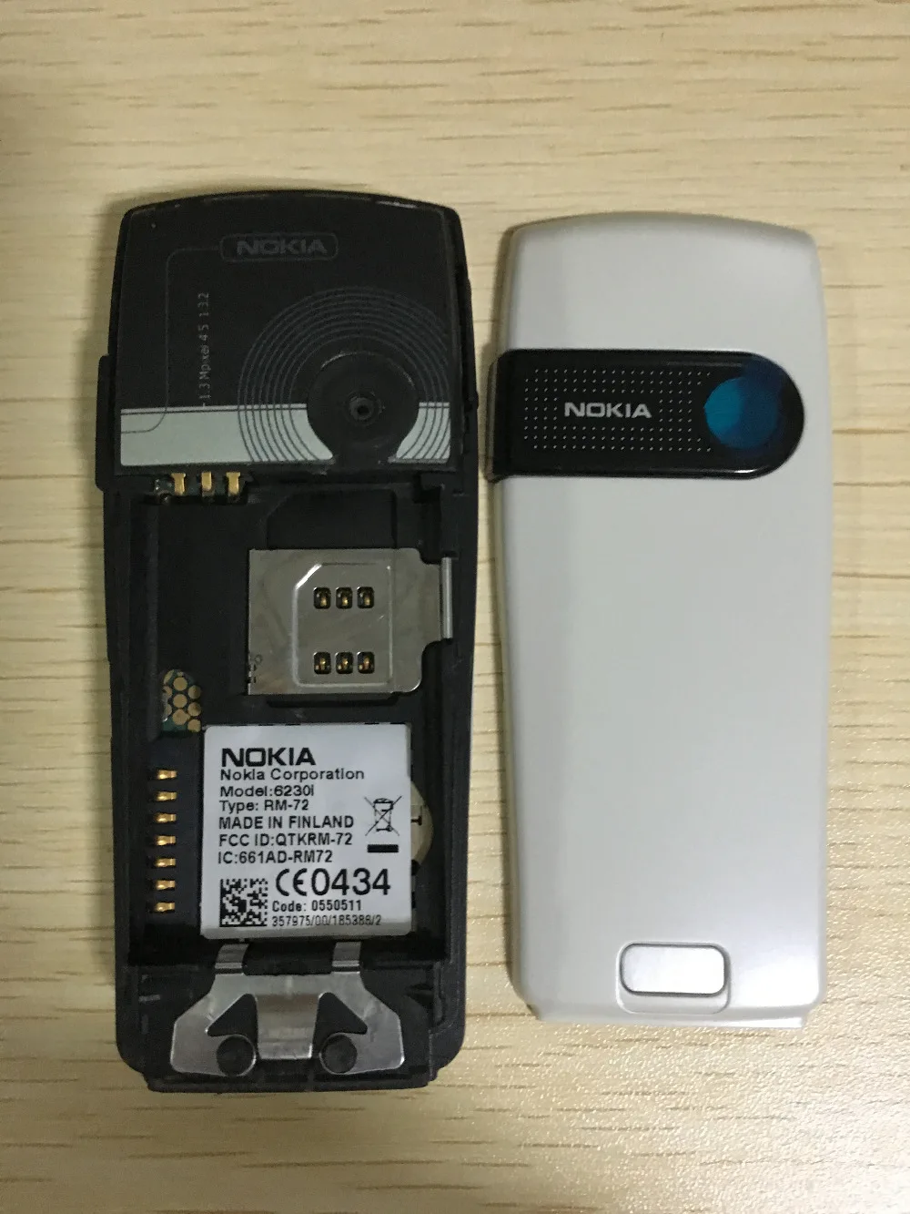 Разблокированный телефон Nokia 6230 6230i 850mAh с поддержкой русской клавиатуры и арабской клавиатуры