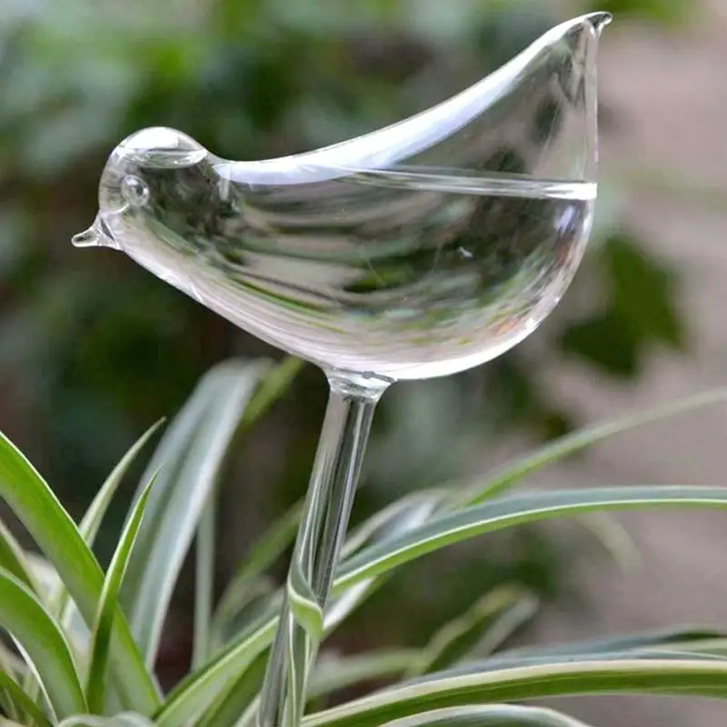 Дом/сад домашнее растение автоматический самополив стекло птицы полив банки цветы декоративные из прозрачного стекла полив устройство