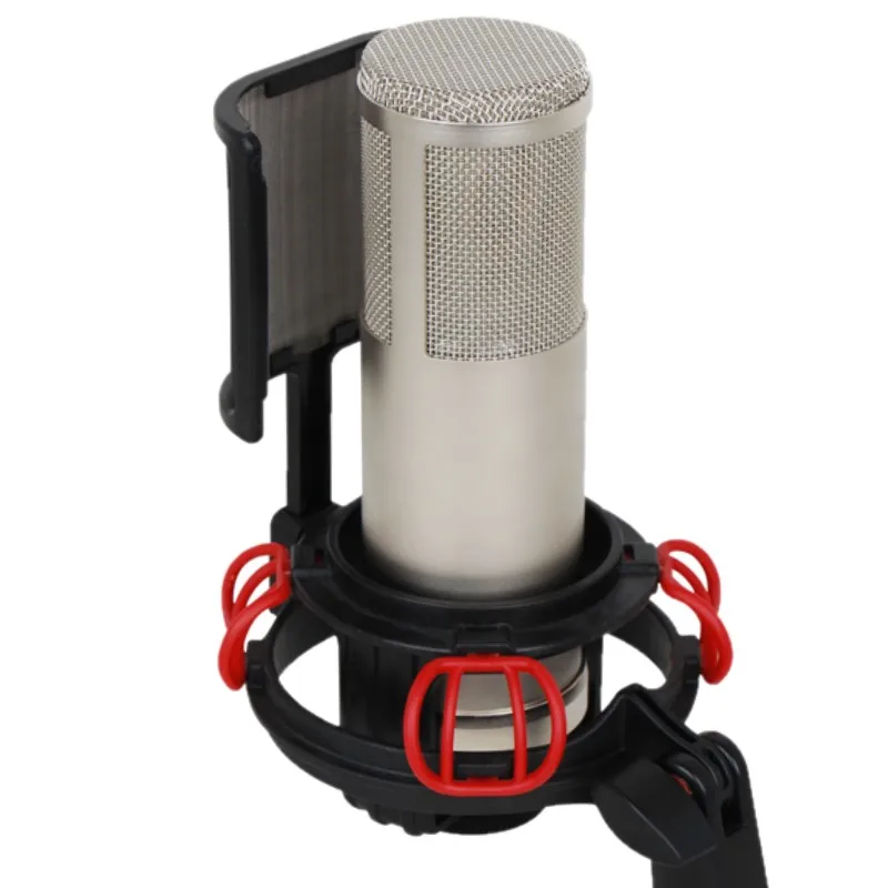 

Alctron X50S Professional Large Diaphragm Studio Condenser Microphone with a detachable POP filter.