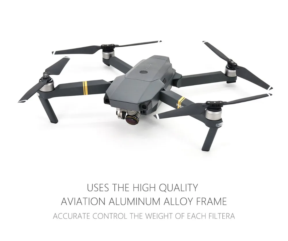 PGYTECH для DJI MAVIC Pro фильтр ND4 ND8 ND16 ND32 ND64 фильтры для объектива HD набор фильтр нейтральной плотности для DJI MAVIC Pro Drone