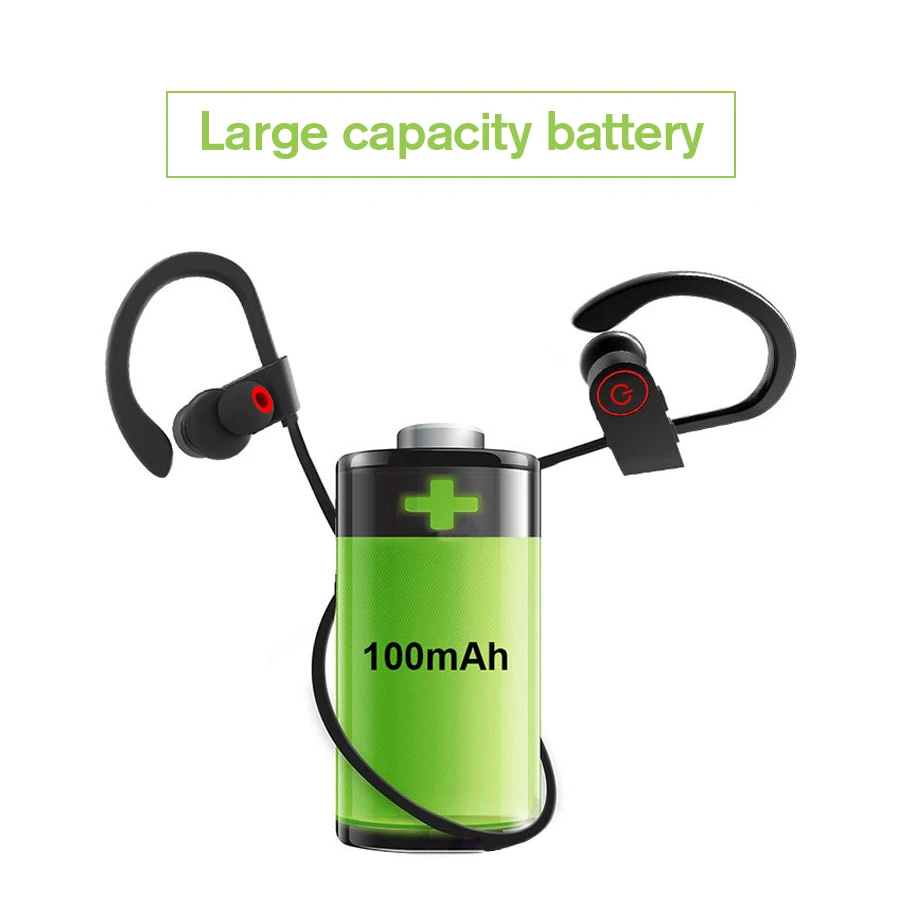 CBAOOO Bluetooth Earphone Wireless Headphone Sport Earphone Waterproof noise reduction Stereo Headset with Microphone