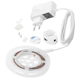 

LED Night Light Strip Smart Turn ON OFF LED Waterproof SMD2835 LED Bedroom Motion Sensor LED Strip Light