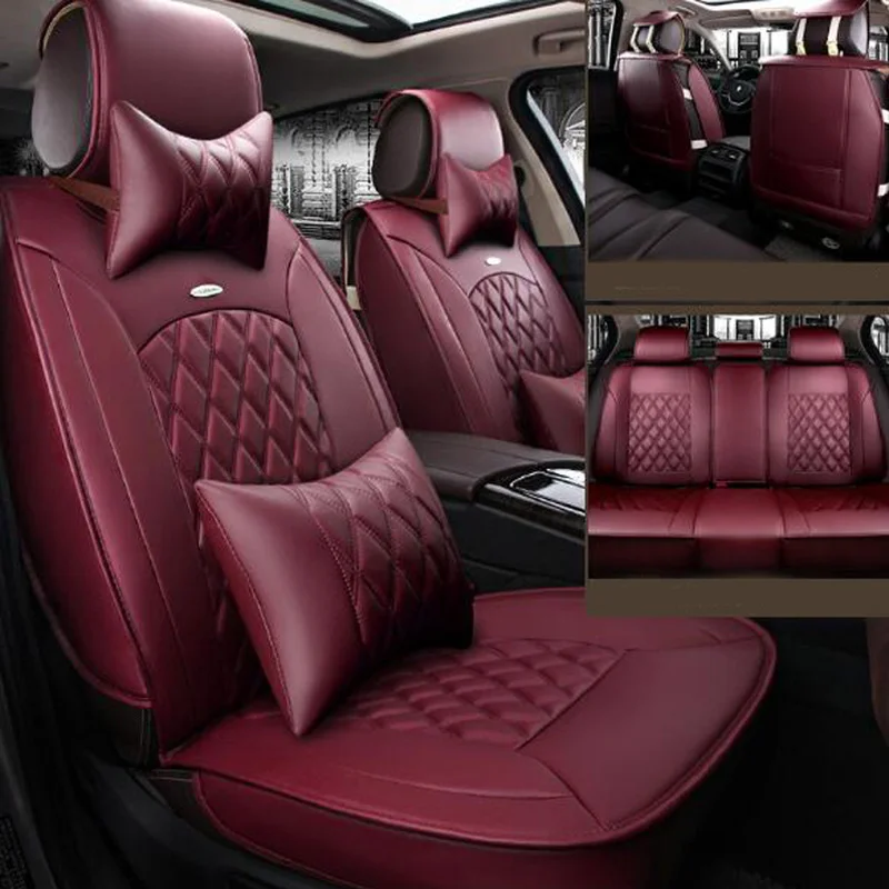 Новый чехол из искусственной кожи для автомобильных сидений Honda accord 7 8 9 civic CRV