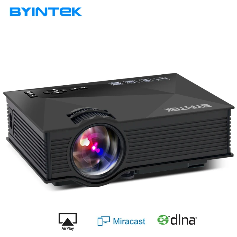 BYINTEK BT460 WIFI Home Theater Mobile HDMI USB LCD Pico Video Portable Mini Game LED Projector Proyector For Iphone Android |