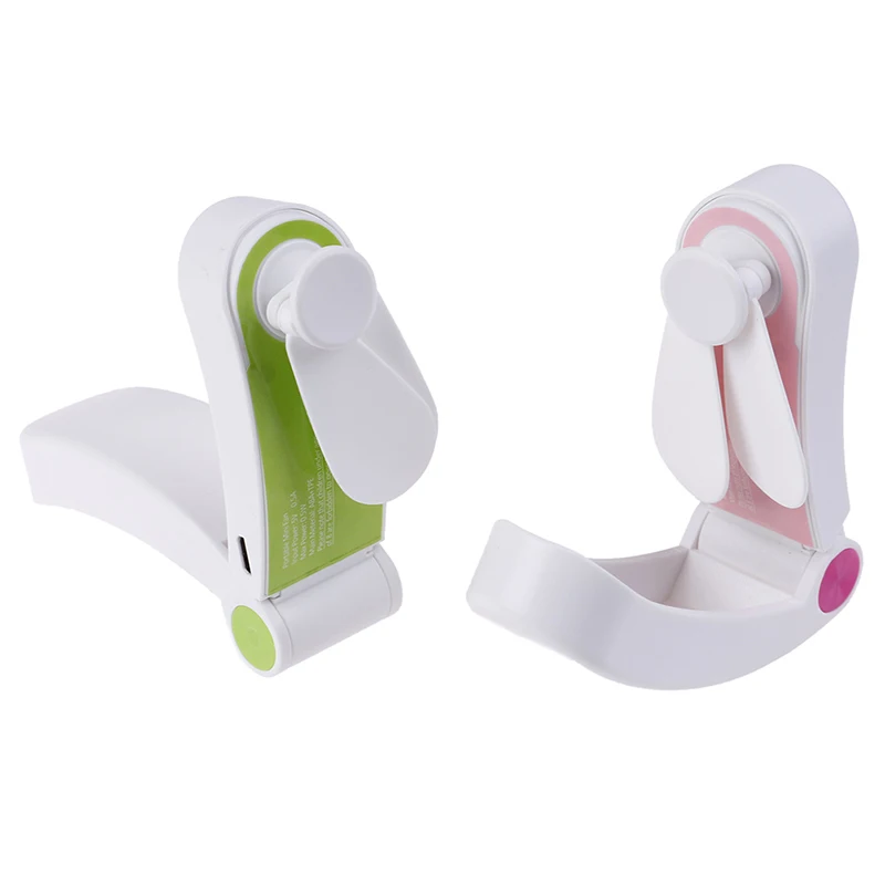1pc Electric Portable Hold Small Fan Usb Pocket Fold Fans Desktop Electric Fan Party Favors Mini Poratble Gifts